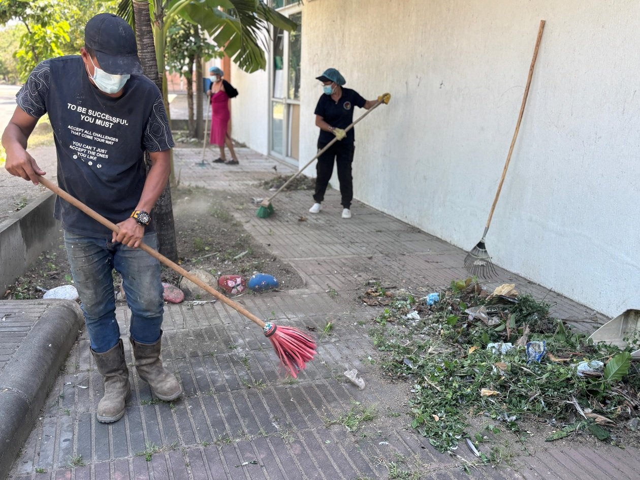 Alcaldía de Neiva y comunidad lideran intervención en la Casa de la Cultura de la comuna Nueve