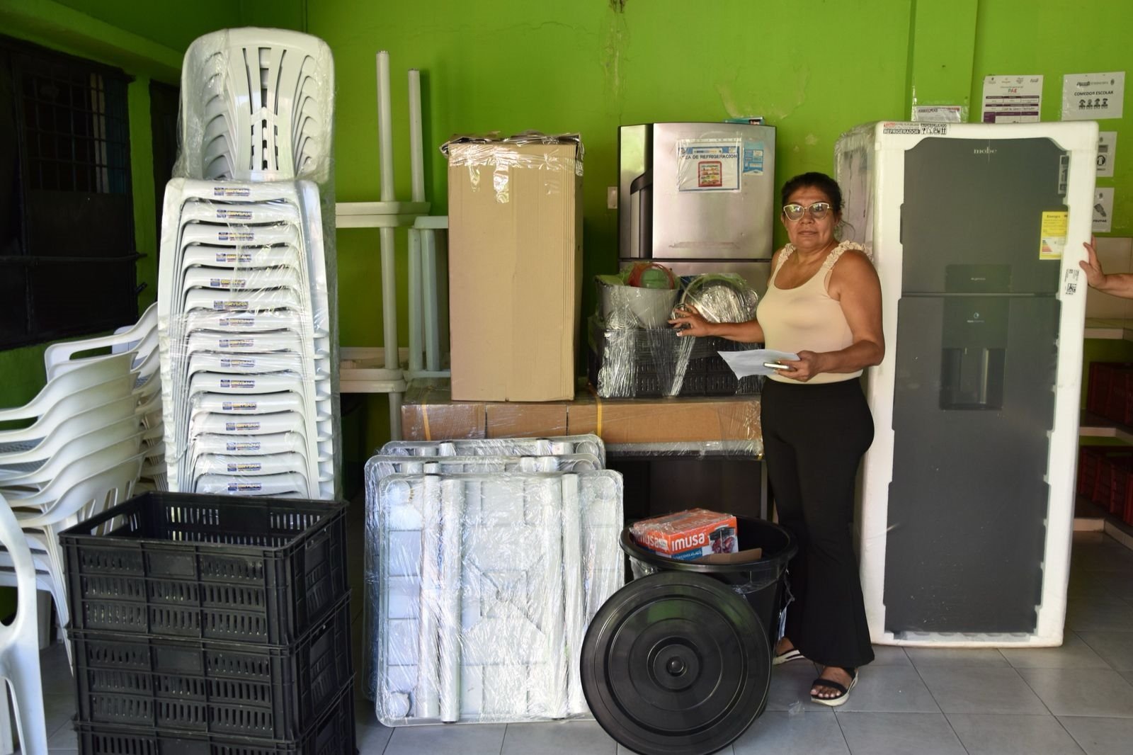 Alcalde Casagua transforma la alimentación escolar en Neiva con dotación de cocinas en 16 sedes